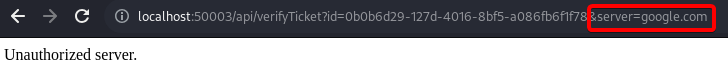 Unauthorized server
